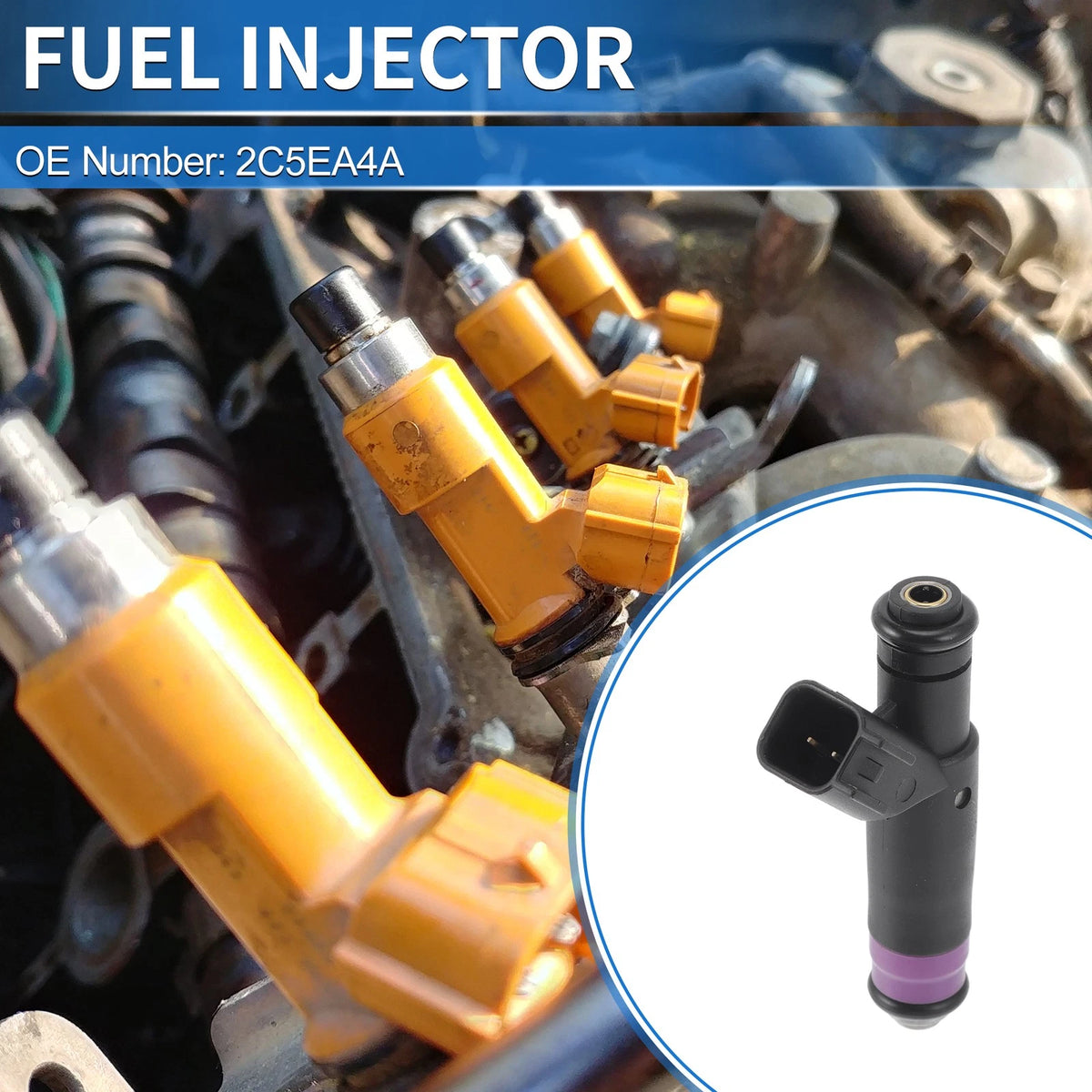 Fuel Injector for Ford Mercury 3.0L 4.6L (2003-2010) - 1 x No.2C5EA4A