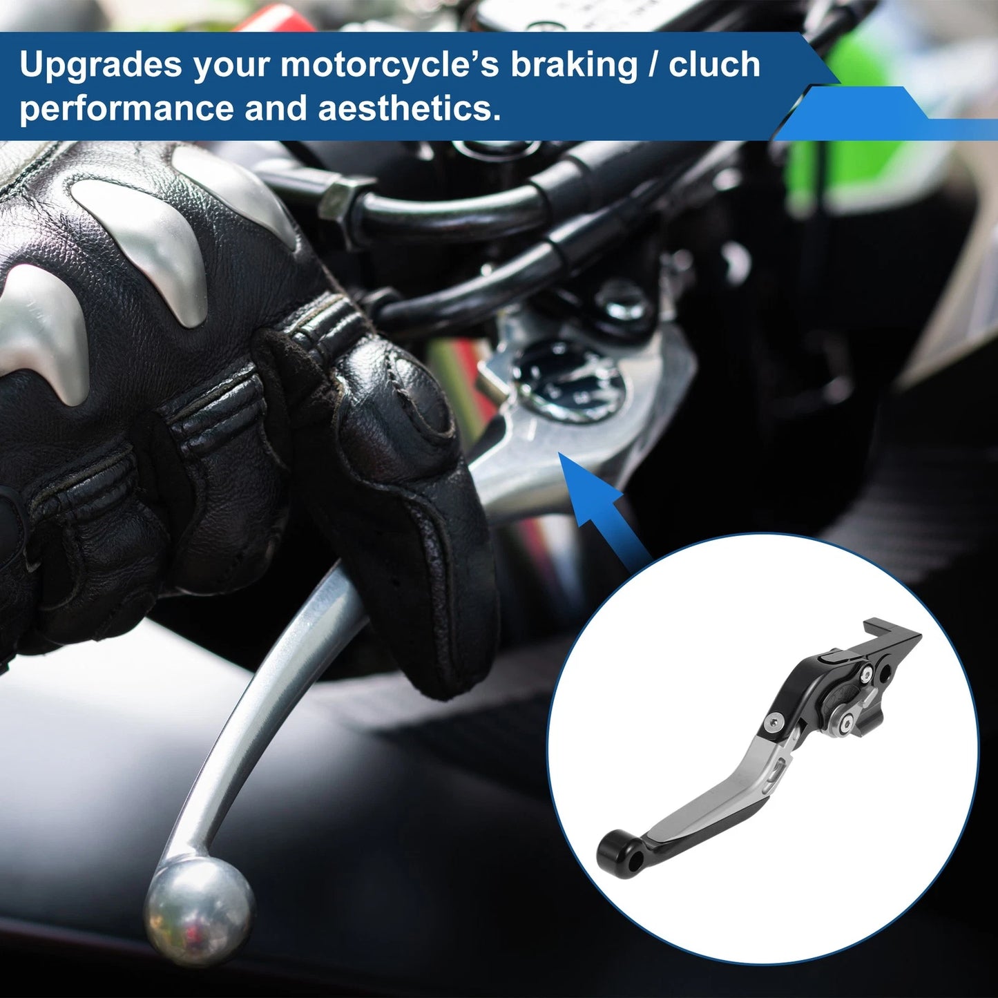 2 x Pair Adjustable Short Brake Clutch Levers for Yamaha TMAX560 (2019–2020)
