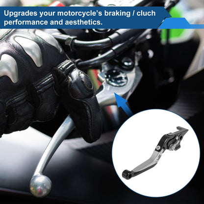 2 x Pair Adjustable Short Brake Clutch Levers for Yamaha TMAX560 (2019–2020)