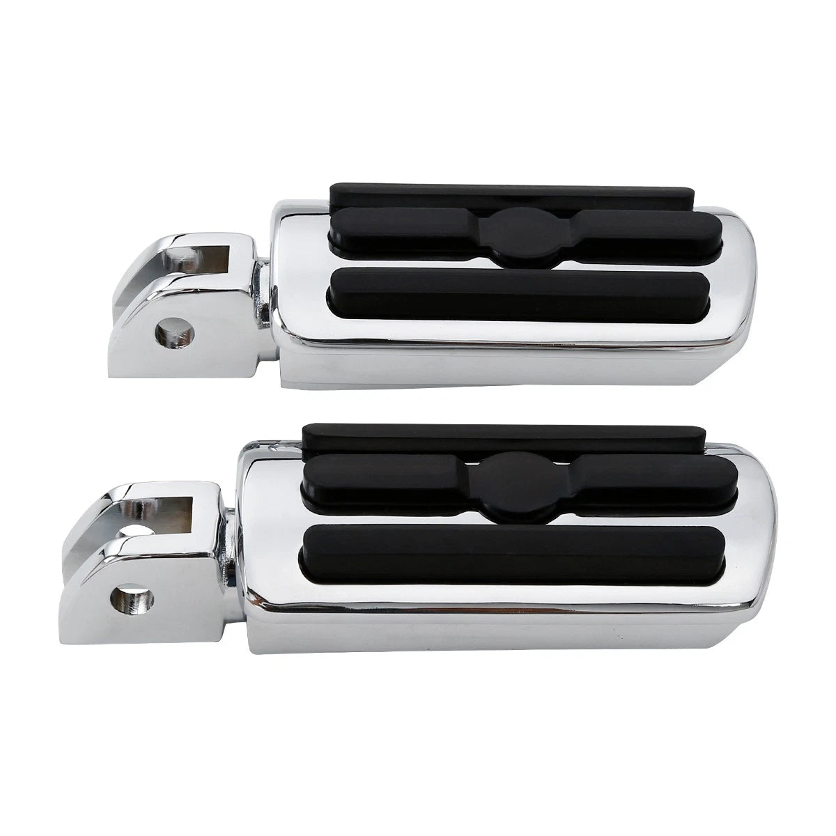 Chrome Driver & Passenger Footpegs Bracket for Harley Fat Boy (2018-2025)