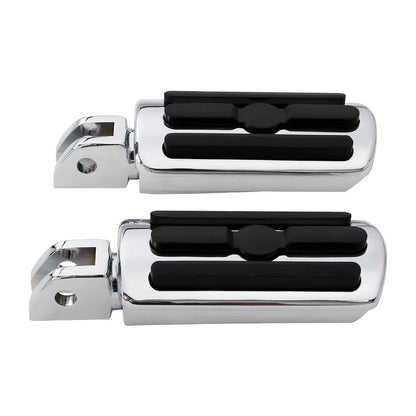 Chrome Driver & Passenger Footpegs Bracket for Harley Fat Boy (2018-2025)