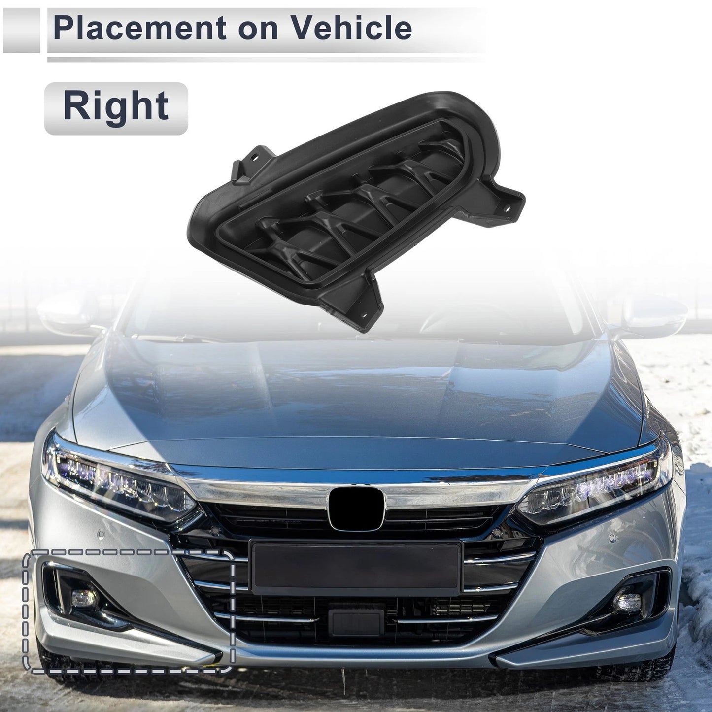 Front Right Fog Light Grill for Dodge Durango (2014 - 2022)
