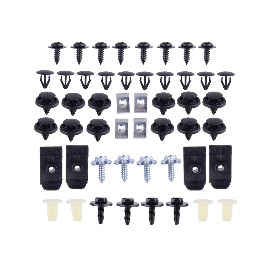 50pcs Car Engine Fender Bumper Panel Fastener Clips