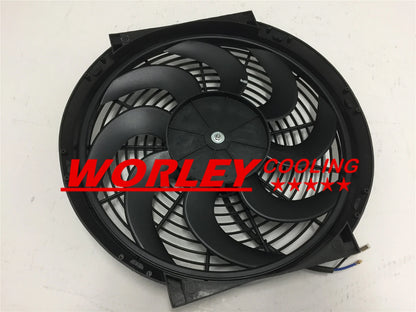 14" Electric Thermo Curved Blade Fan & Mounting for NSW