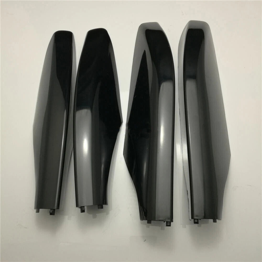 4 Pcs Black Roof Rail End Molding Cover Cap Shell for Lexus GX470 (2003–2009)