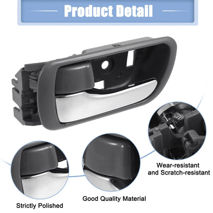 Inner Door Handle Left Front for Toyota Camry (2018-2023) Gray Electroplate