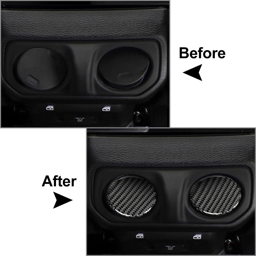 Armrest Box Rear Air Vent Trim for Jeep Wrangler, Gladiator (2018-2023)
