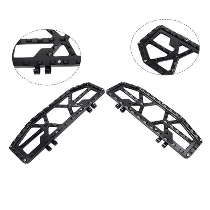 Black Rider Driver Floorboards Foot Pegs for Harley Electra Glide