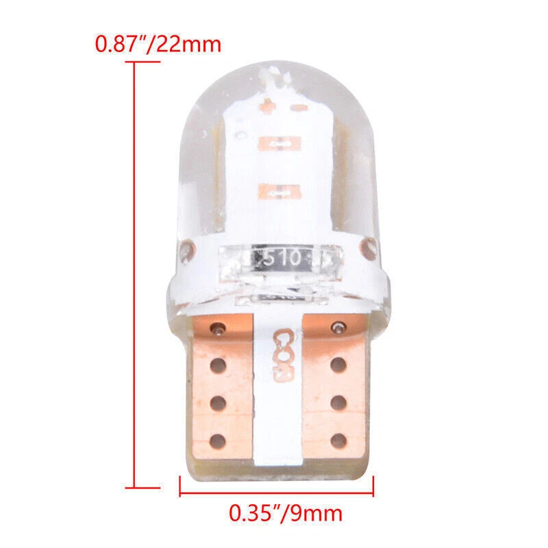 2 x T10 194 168 W5W COB LED Canbus Width Light Bulbs for Car ()