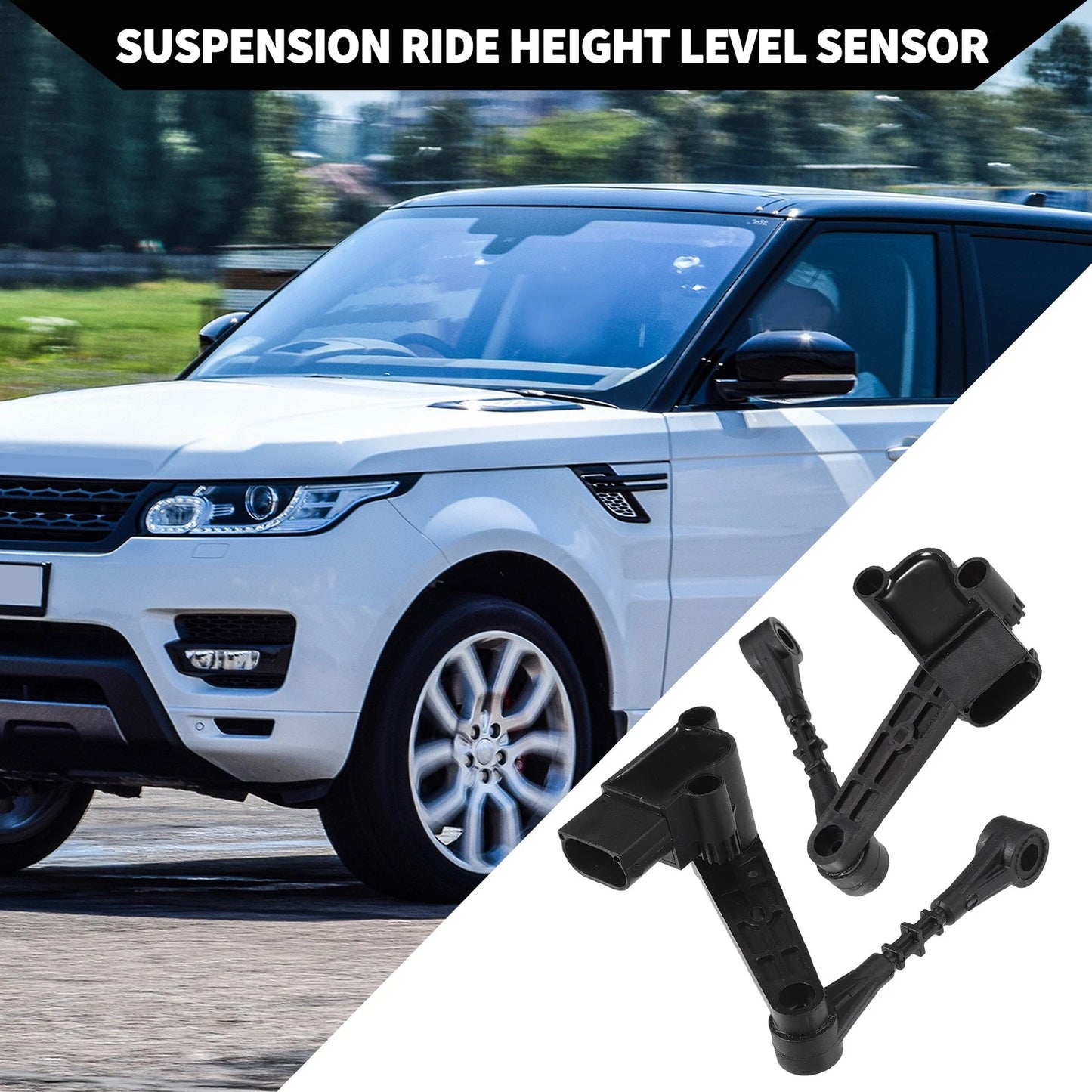 Suspension Ride Height Level Sensor for Land Rover Front 1 Pair (2005-2013)
