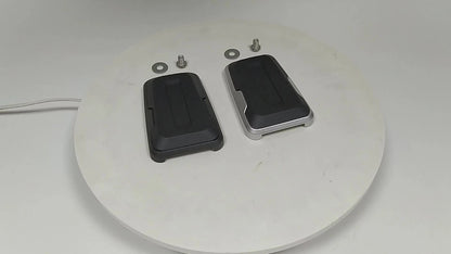 Silver Non-Slip Gas Brake Foot Pedal Pad Cover for Harley CVO Street