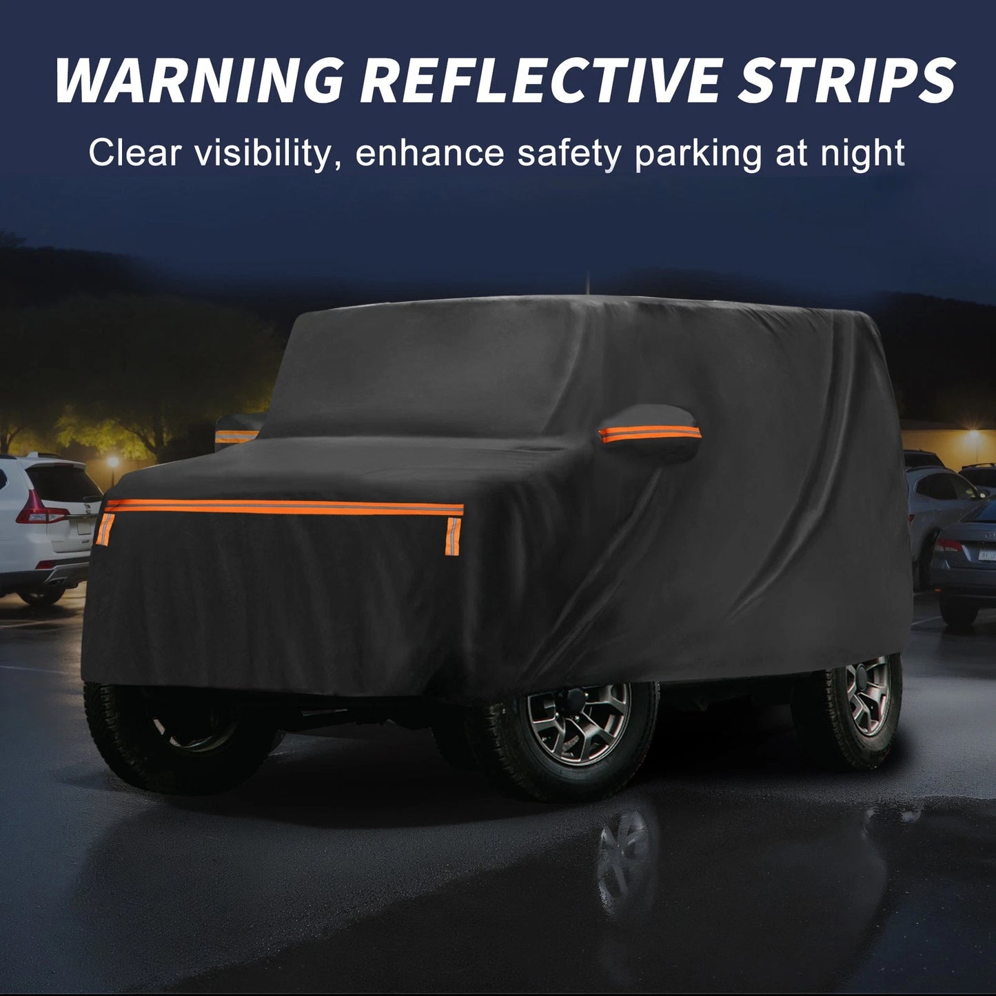 Waterproof Aluminum Film Cotton Car Cover for Suzuki Hustler (2014-2023)