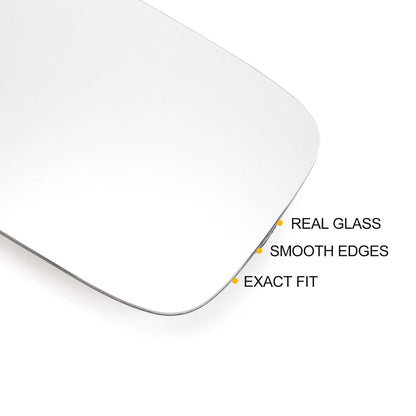 Right Side Heated White Mirror Glass for Peugeot 106 (1991-2004)