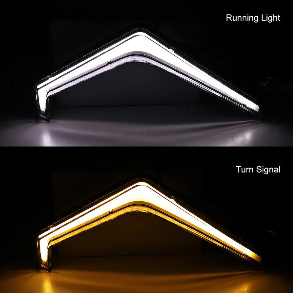 Front LED Turn Signal Fang Accent Lights for RZR RS1 Turbo XP 4 1000 (2018-2023)