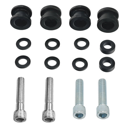 Vivid Black Two Up Mounting Rack for Harley Sport Glide FLSB (2018-2021)