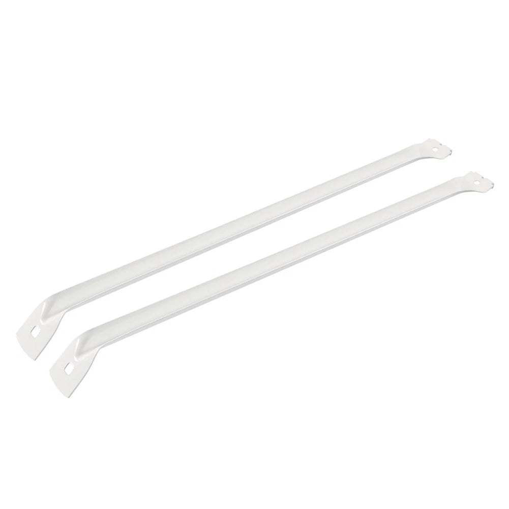 12-Inch White Metal Support Brackets for Closet Shelf