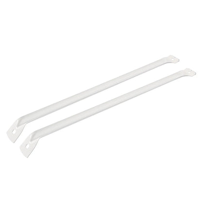 12-Inch White Metal Support Brackets for Closet Shelf