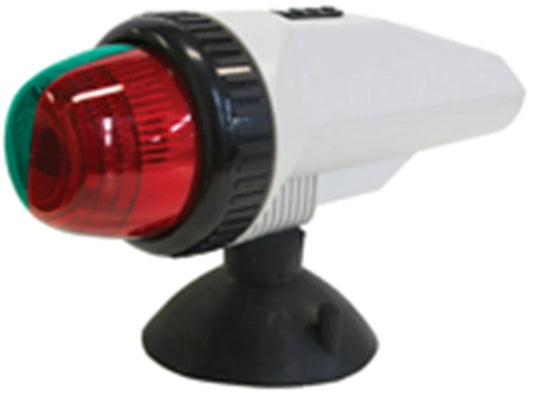 Boat Navigation Light Bi-Colour Suction Mount Portable LED Battery Operated