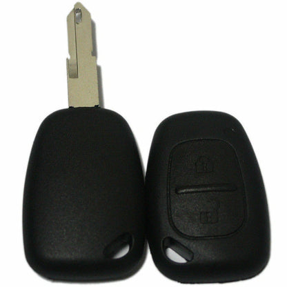 2 buttons Remote Key Shell Case Uncut blank Fits Renault VIVARO TRAFIC MASTER