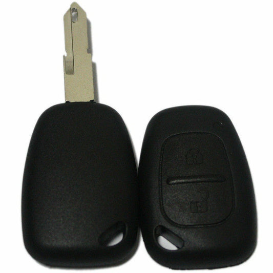2 buttons Remote Key Shell Case Uncut blank Fits Renault VIVARO TRAFIC MASTER