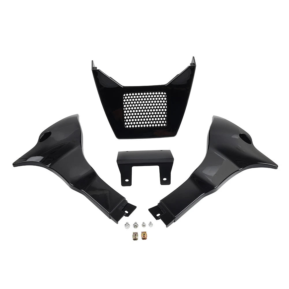 Black Side Fairing Spoiler Panels Cover for Harley Low Rider ST (2022-2024)