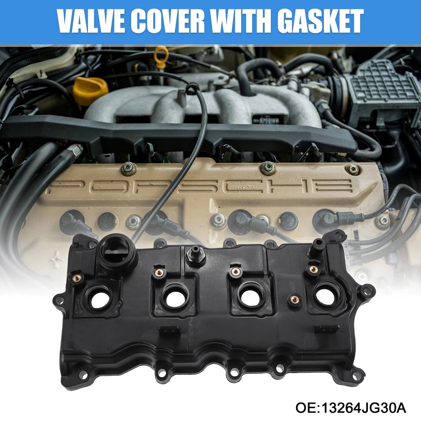 Engine Valve Cover with Gasket for Nissan Rogue (2008-2013)