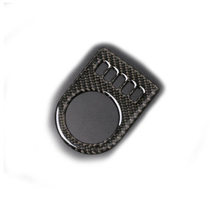 Carbon Fiber Gear Shift Knob Buttons Cover Trim fit For Jaguar XE XF F-PACE