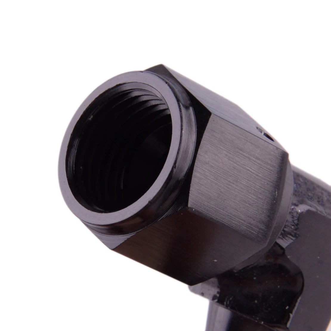 6AN Female to 3/8 & 5/16 Barb Fitting Adapter 90�� Swivel for Car