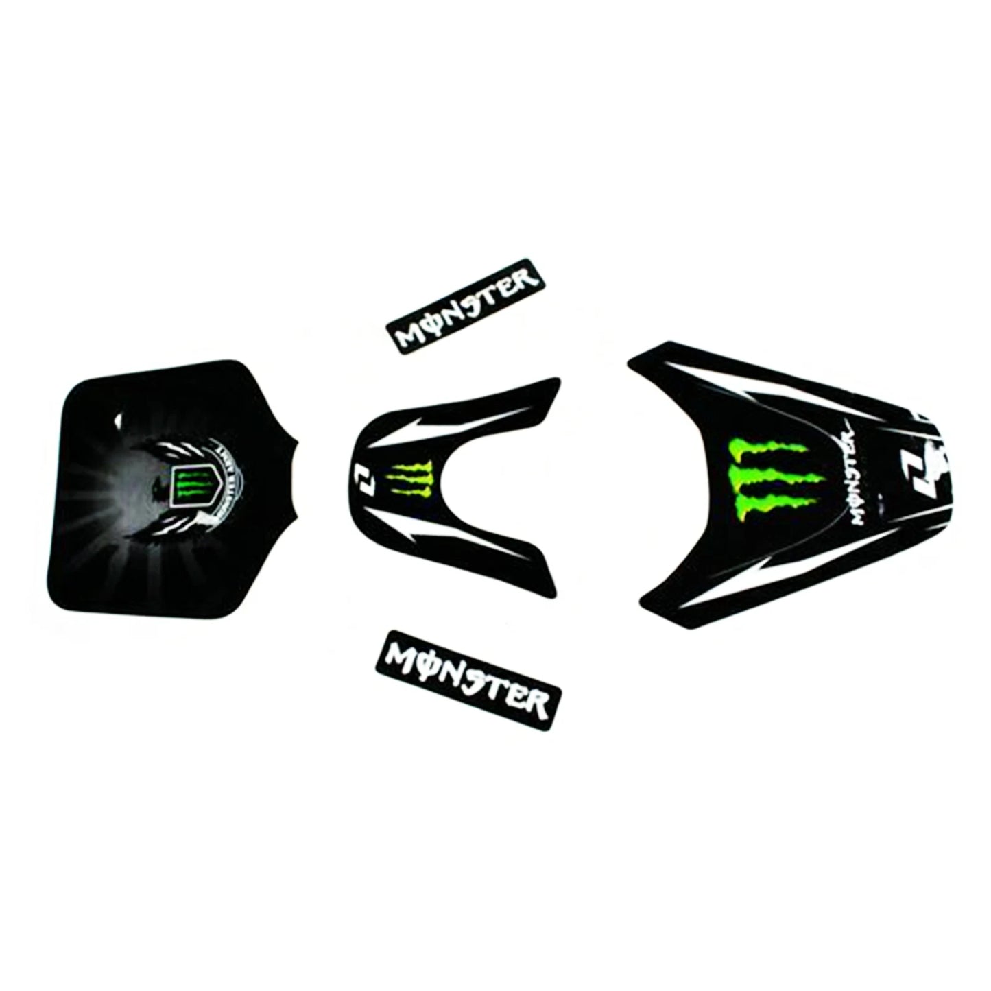 Monster Decals Graphic Stickers for KLX110 Style Fairing Dirt Bike