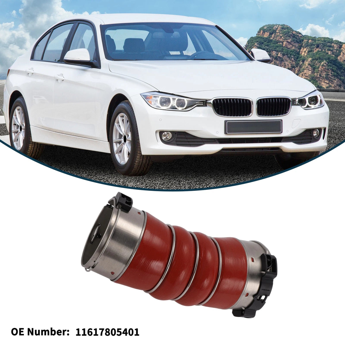 Intercooler Hose for BMW 5 Series F10 Turbocharger (2011-2017)
