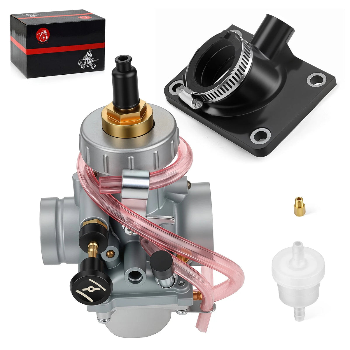 Carburetor Carb + Intake Manifold Boot for Yamaha Blaster 200 YFS200 (1988–2006)