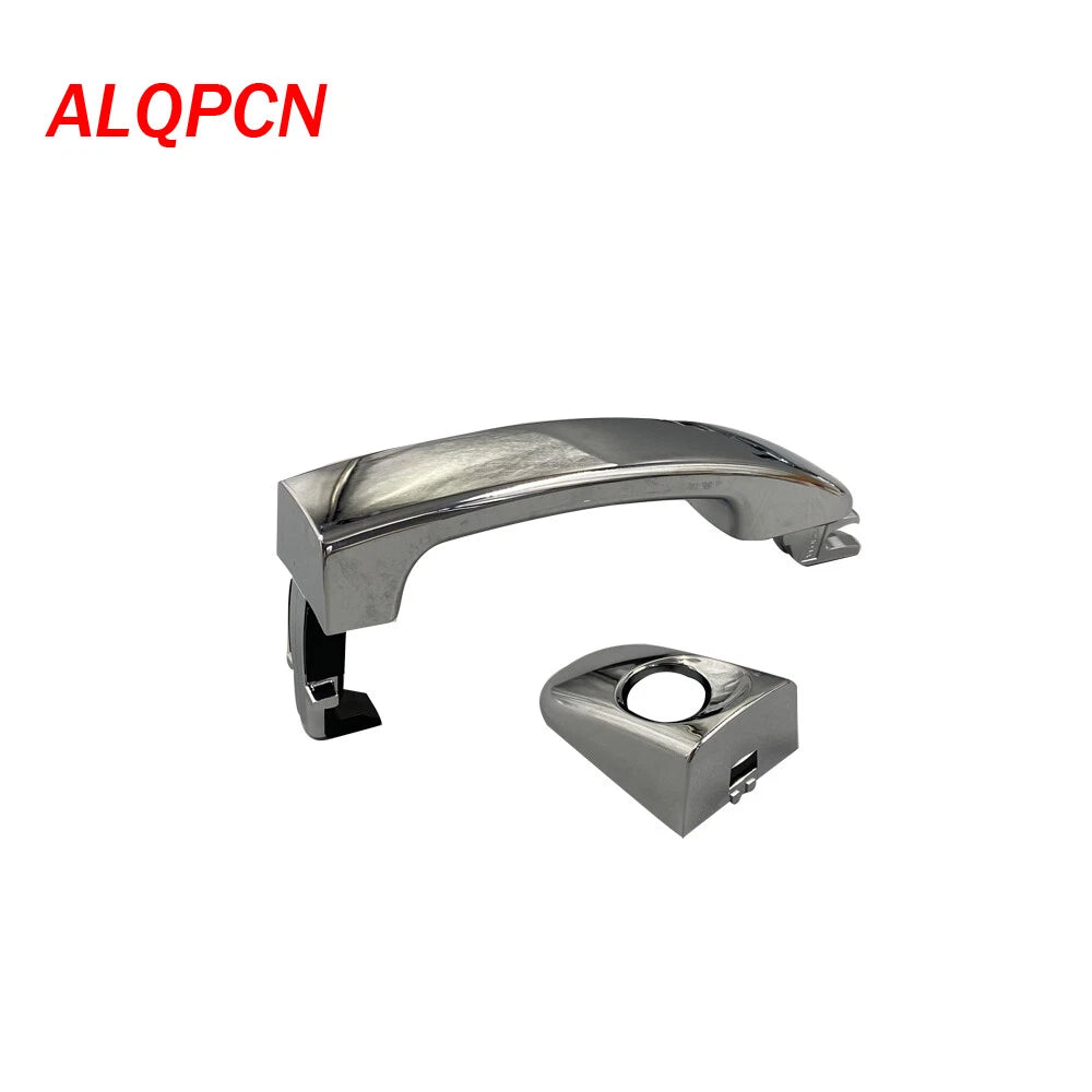 Chrome Front Driver Side Outer Handle with Key Hole Cap for Ford Falcon (08-18)