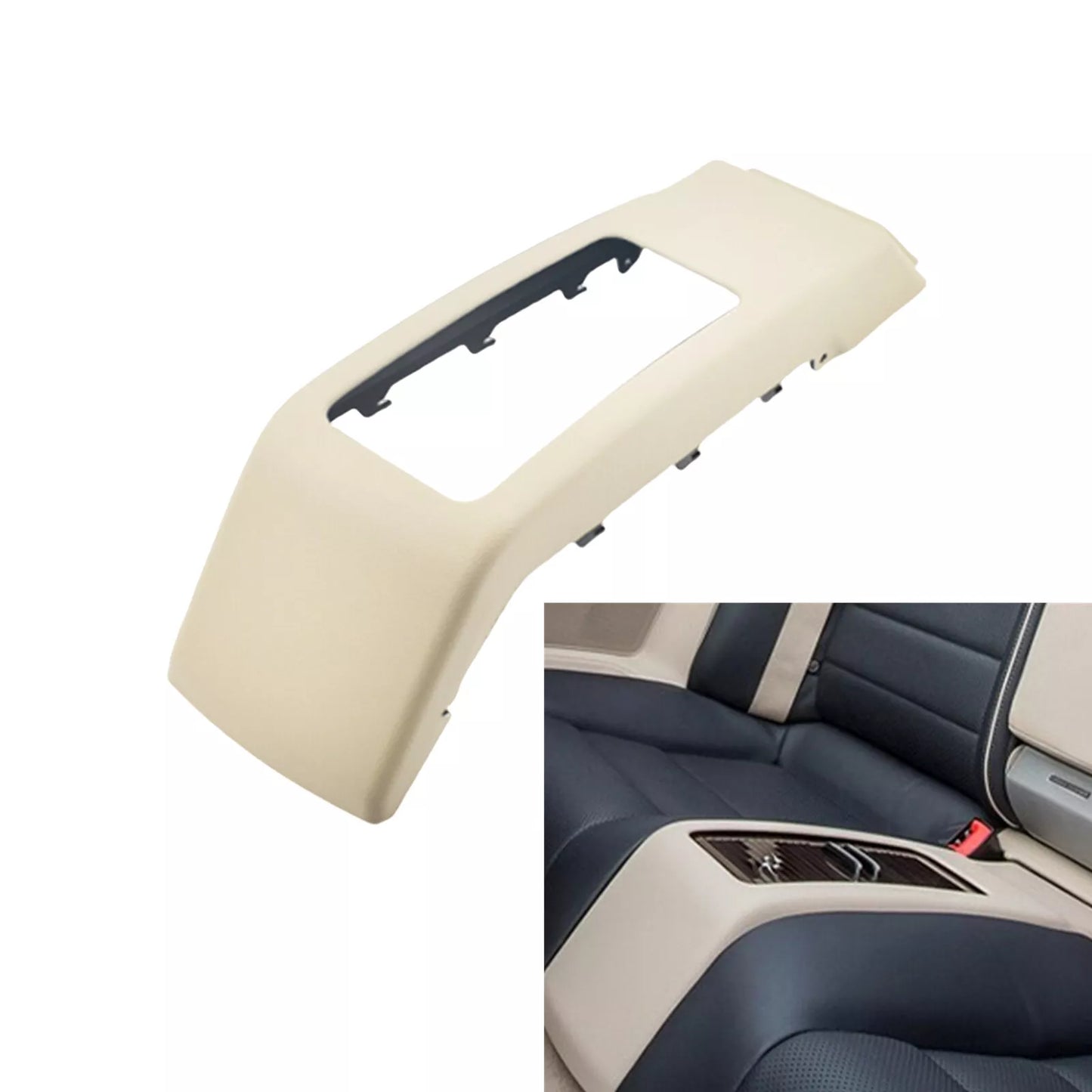 Center Console Rear Cover for Benz W207 Convertible (2010-2016) Beige