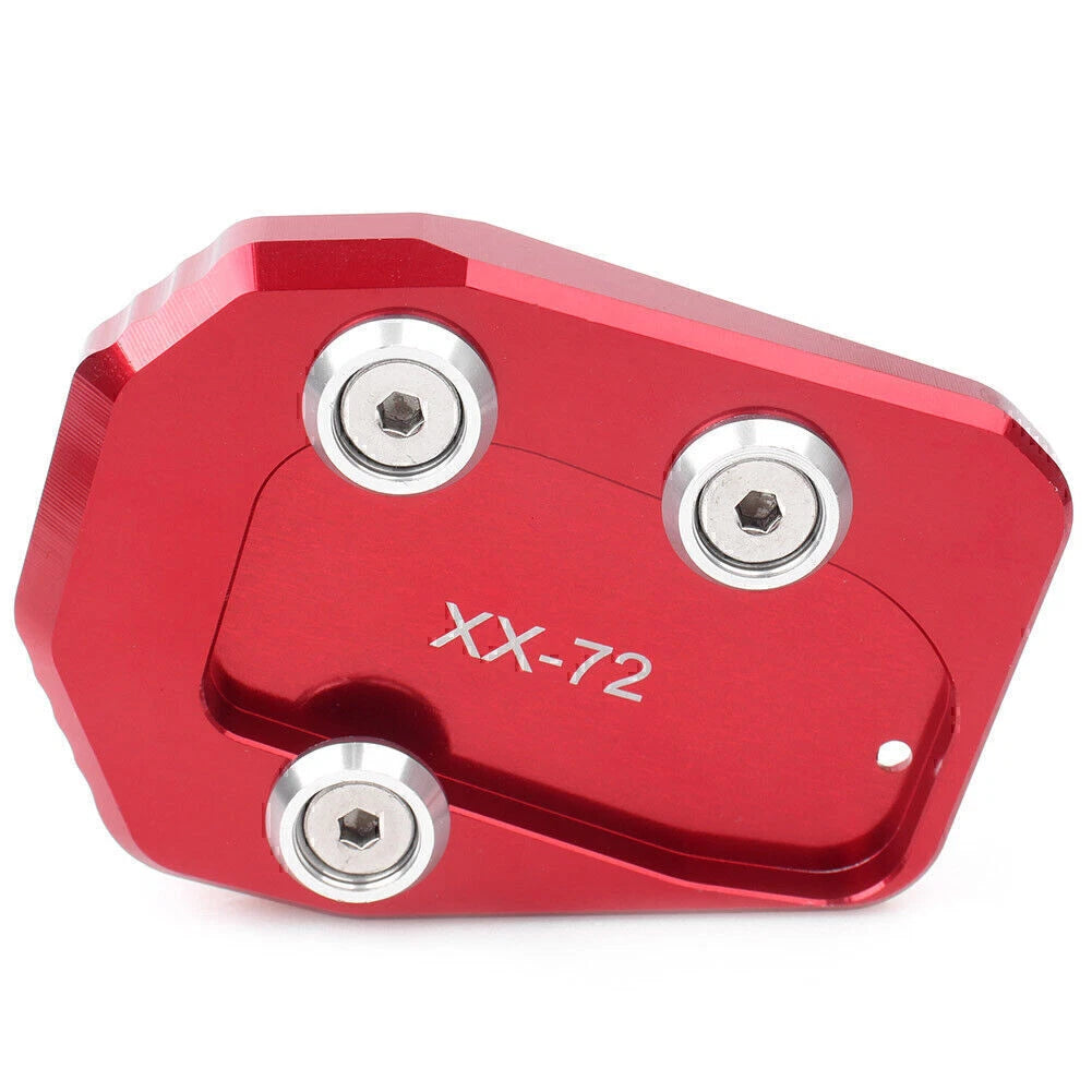 Red Sidestand Kickstand Extension Pad for Yamaha MT-09 (2013-2016)