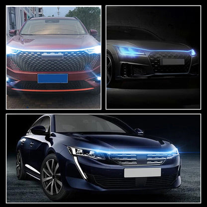 150cm Dynamic LED Hood Light Strip for Car - DRL Daytime Running Light