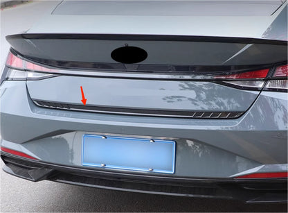 Carbon Fiber Rear Trunk Lid Cover Trim for 2021-2024 Hyundai Elantra