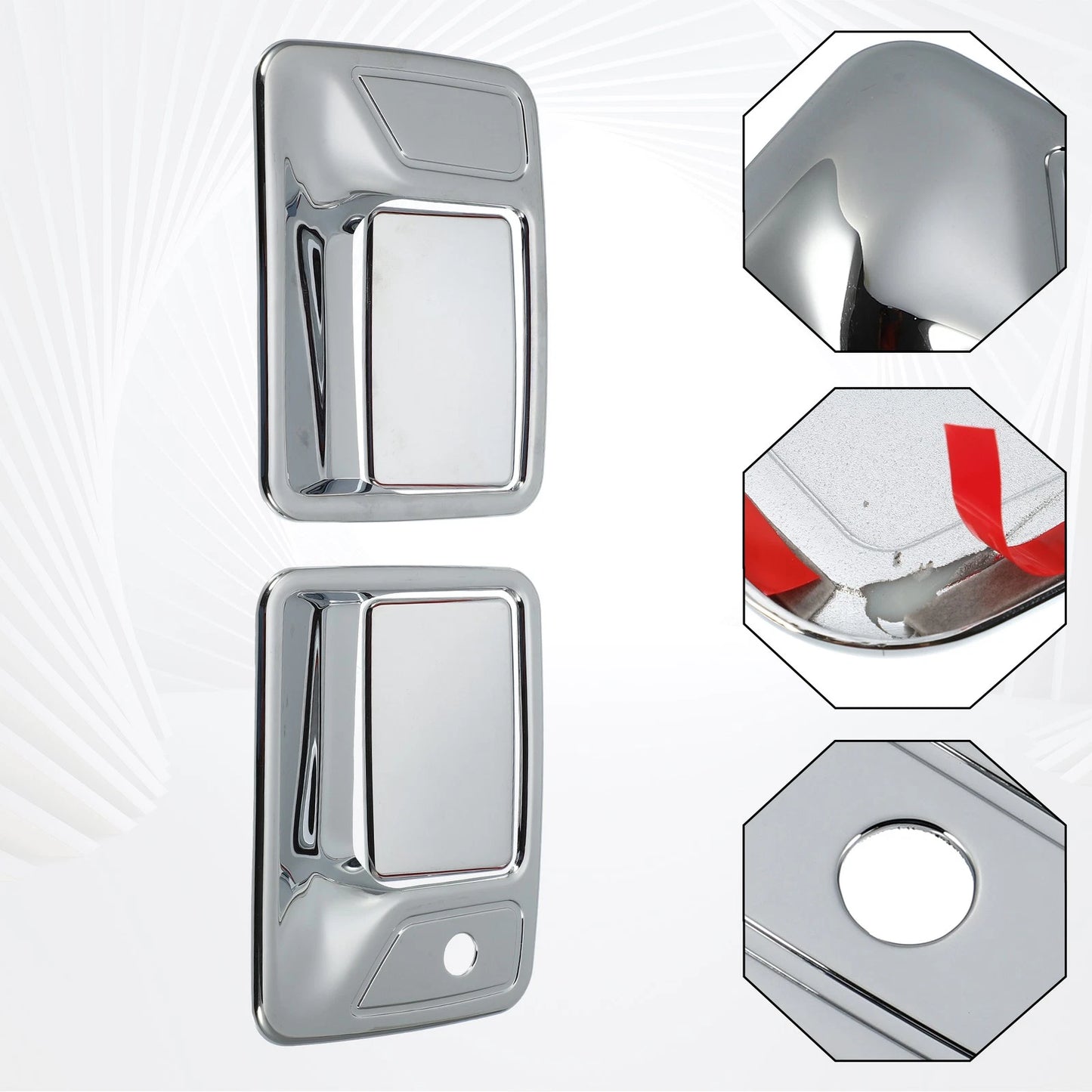 Exterior Door Handle Covers for Ford F250 F350 F450 F550 Super Duty (2008-2023)