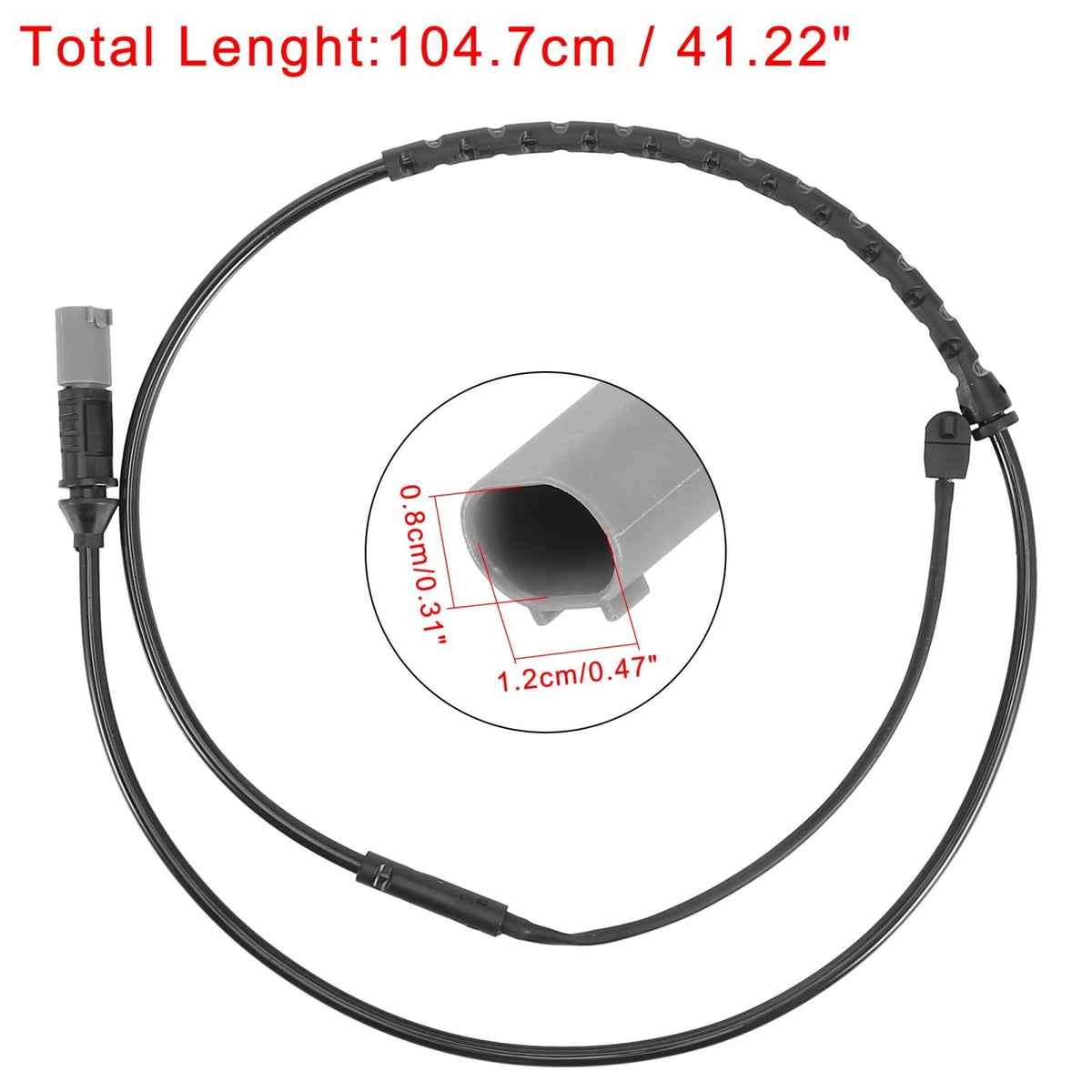 Car Rear Brake Pad Wear Sensor 2-Pin for BMW X5/X6 (2011 - 2016)