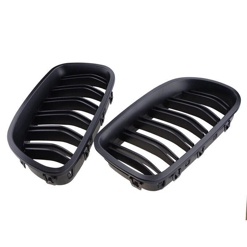 Matte Black Front Kidney Grille for 2010-2016 BMW 5 Series F10 F11 F18 M Sport