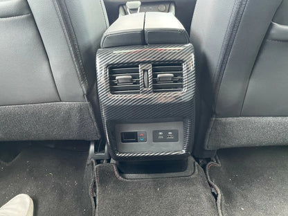 Carbon Fiber Back Row Air Vent Panel Cover Trim for Nissan Rogue (2021-2023)