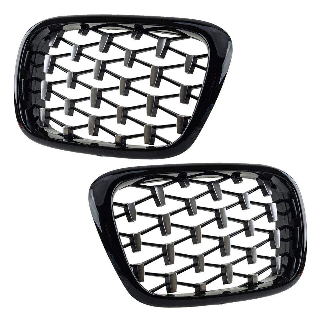 Diamond Style Front Kidney Grille for BMW E39 5 Series (1998-2003)