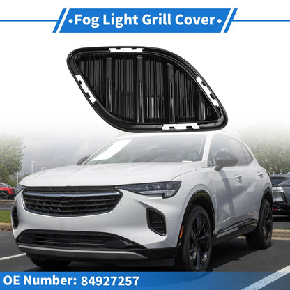 1 Pc Front Right Fog Light Grill Black for Buick Envision (2021–2023)