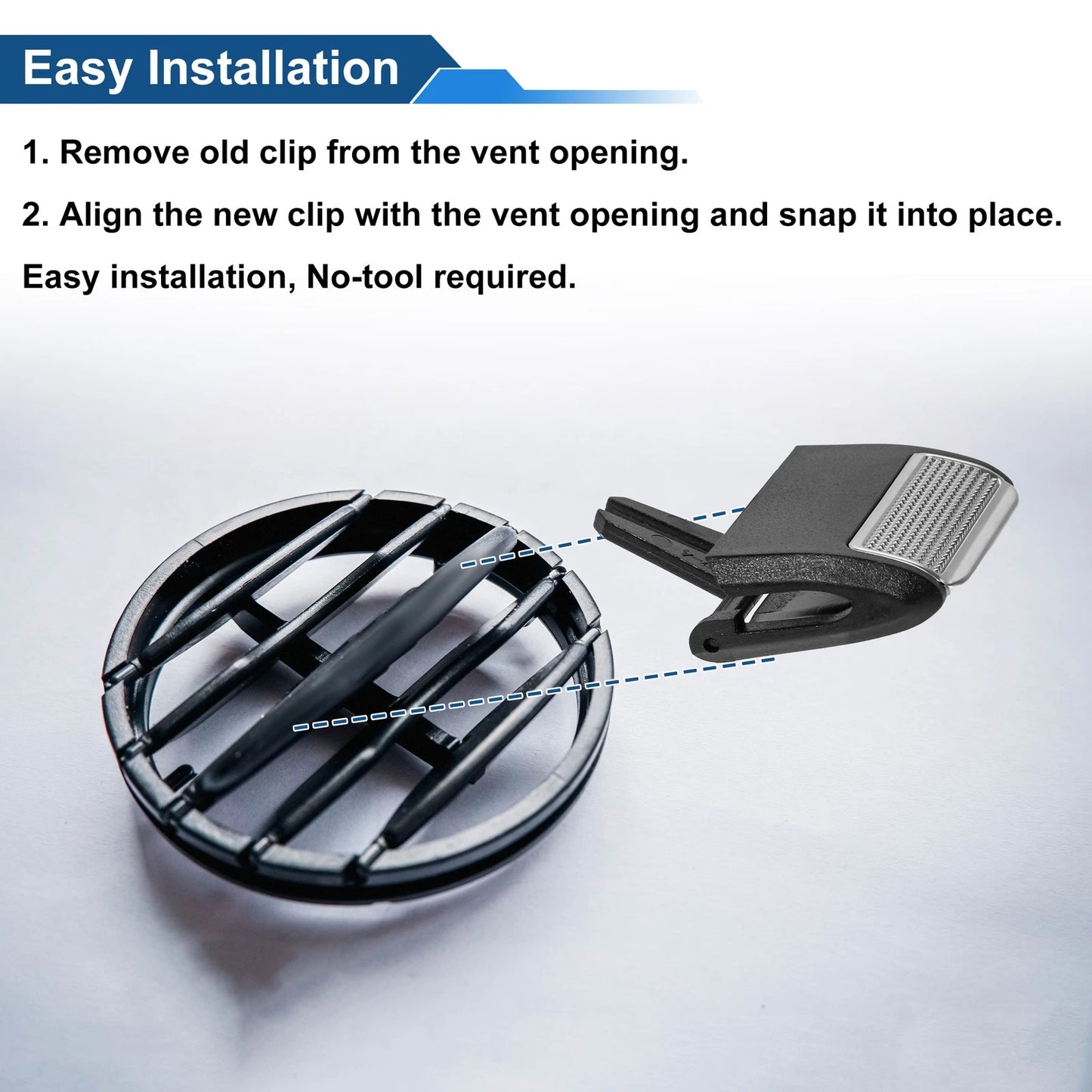 Vent Outlet Tab Clip for Mercedes-Benz GLE GLS Class Front Center Console