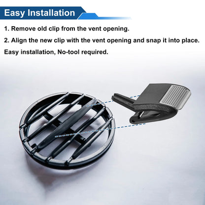Vent Outlet Tab Clip for Mercedes-Benz GLE GLS Class Front Center Console