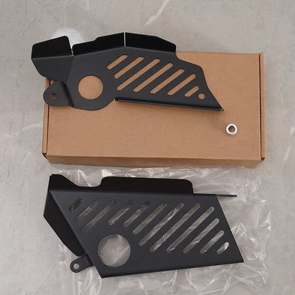 Front L+R Heel Guard Rearset Foot Peg Covers for Ducati Desert X (2022-2024)