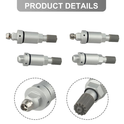 Alloy Valve Stem 4 x for Tesla Tire Valves
