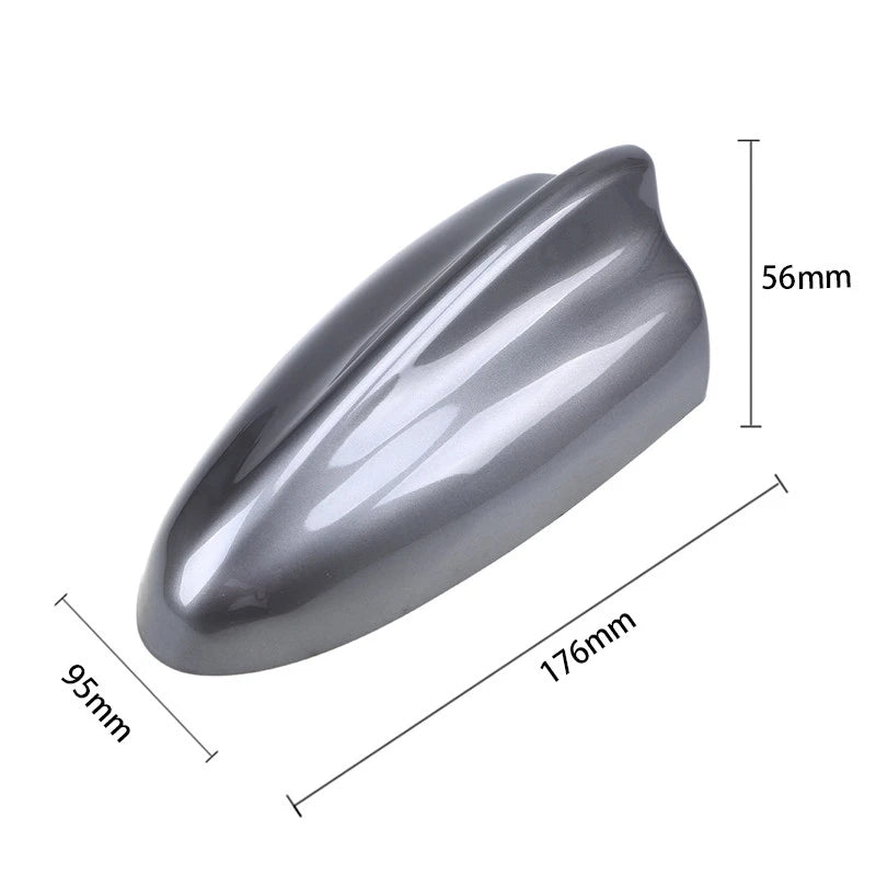 Shark Fin Antenna Cover for Hyundai Sonata 1990-2014 AM/FM Radio Aerial Gray