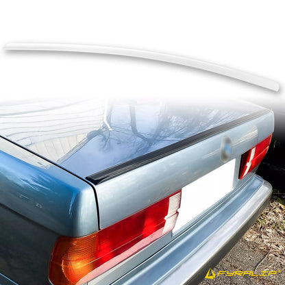 White Boot Lip Spoiler for BMW 3 Series E30 Coupe (1982-1990)