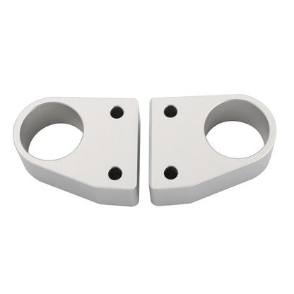 CNC Silver Handlebar Riser Spacer Adapter for Honda VFR800F (2014-2022)
