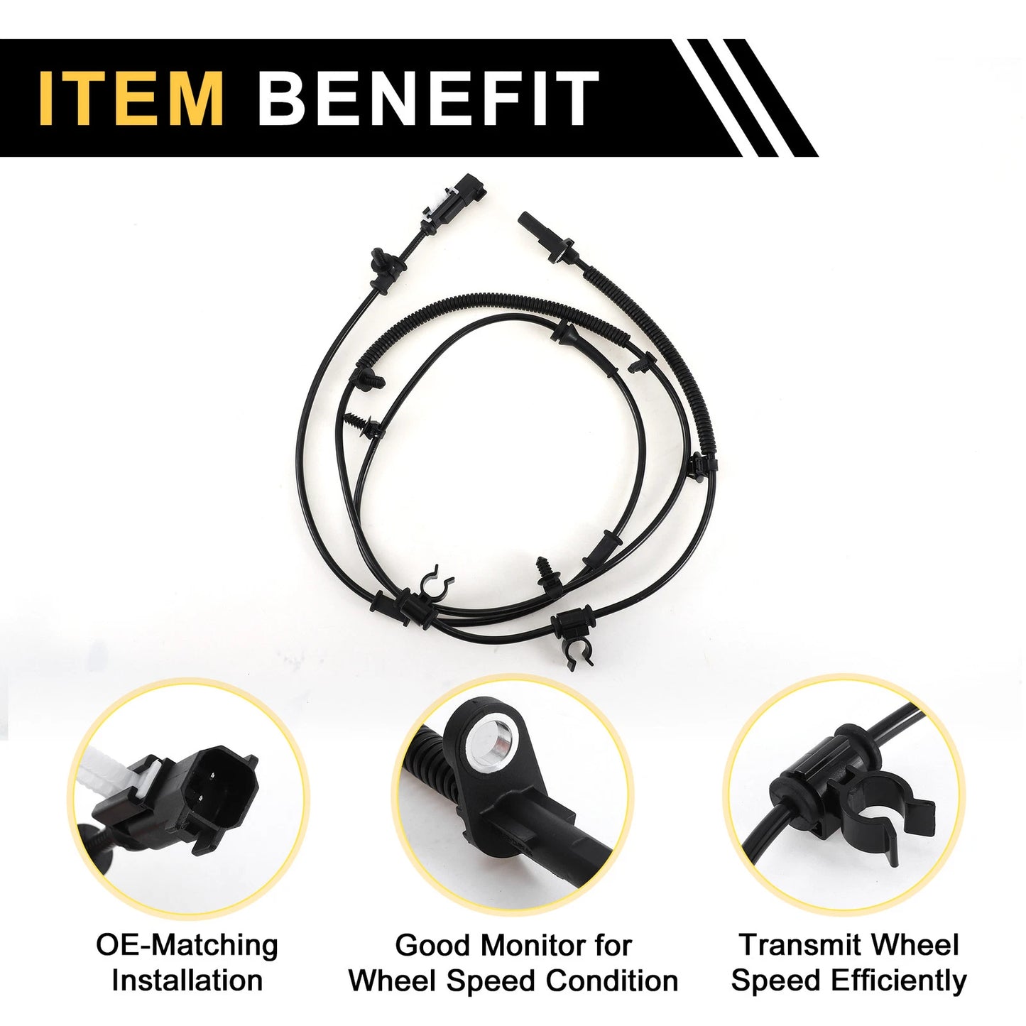 ABS Wheel Speed Sensor for Ford F-250 F-350 Super Duty (2011-2016)
